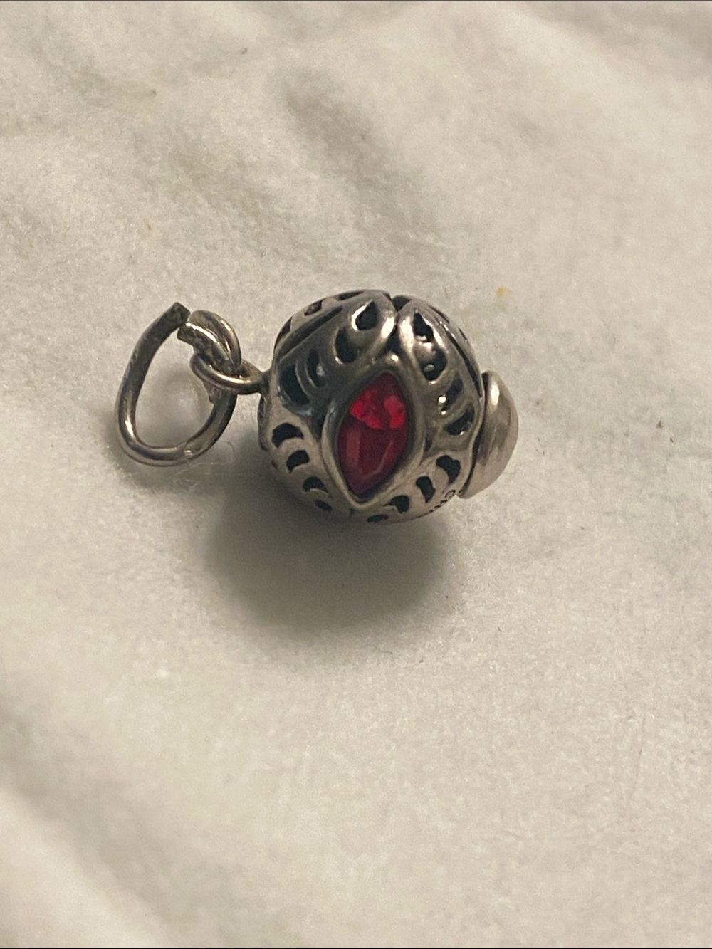 AUTHENTIC CHAMILIA STERLING SILVER CELEBRATION BIRTHSTONE SWAROVSKI BEAD CHARM